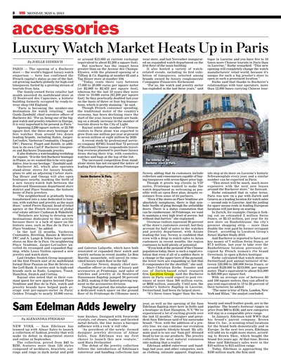 Luxury Watch Market Heats Up in Paris